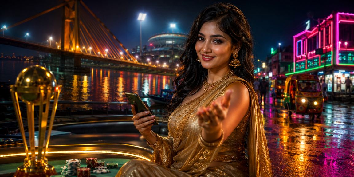 ময়মনসিংহে ক্রিকেট বেটিং প্রোমোশন শাড়ি থিম